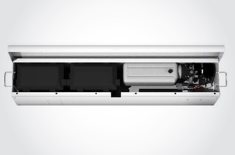 DC power unit for ShoreStation lift eliminates AC on dock