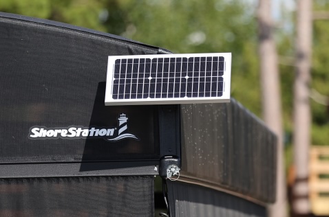 20-watt solar charger with regulator protection for lift battery
