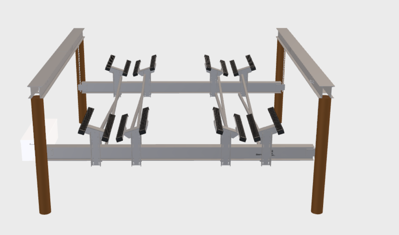 Cathull Bunks for ShoreStation permanent boat lifts
